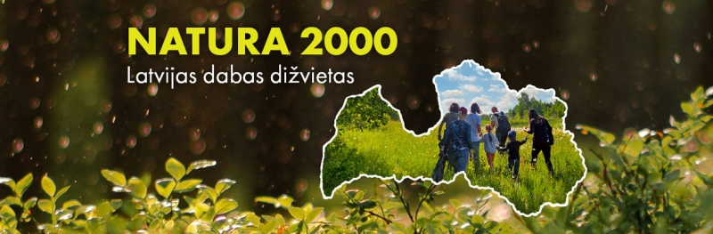 Latvijas dabas dižvietas Natura 2000. 
