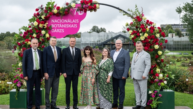 Nacionālā botāniskā dārza 70 gadu jubilejas pasākums