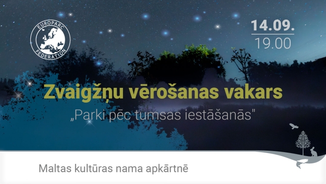 Reklāma zvaigžņu vērošanas pasākumam