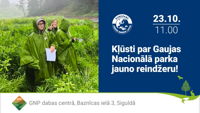 Reklāma jauno reindžeru pasākumam