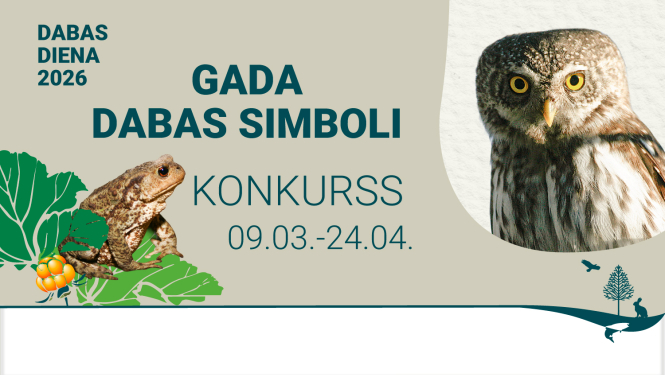 Dabas simbolu konkursa reklāma