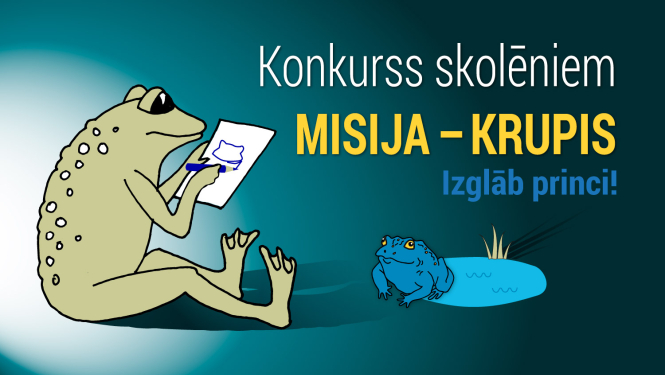 Konkurss skolēniem "Misija - KRUPIS. Izglāb princi!"