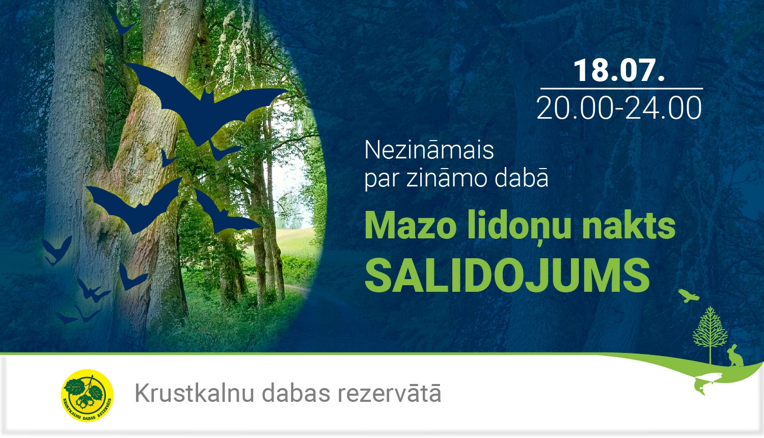 Koki, sikspārņu silueti.