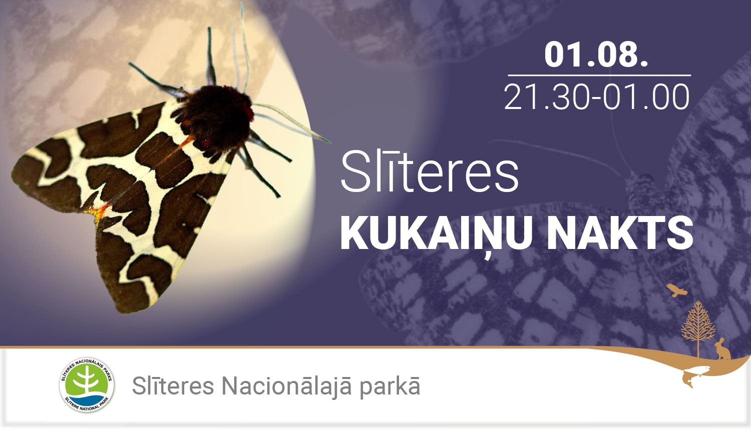 Slīteres kukaiņu nakts reklāma