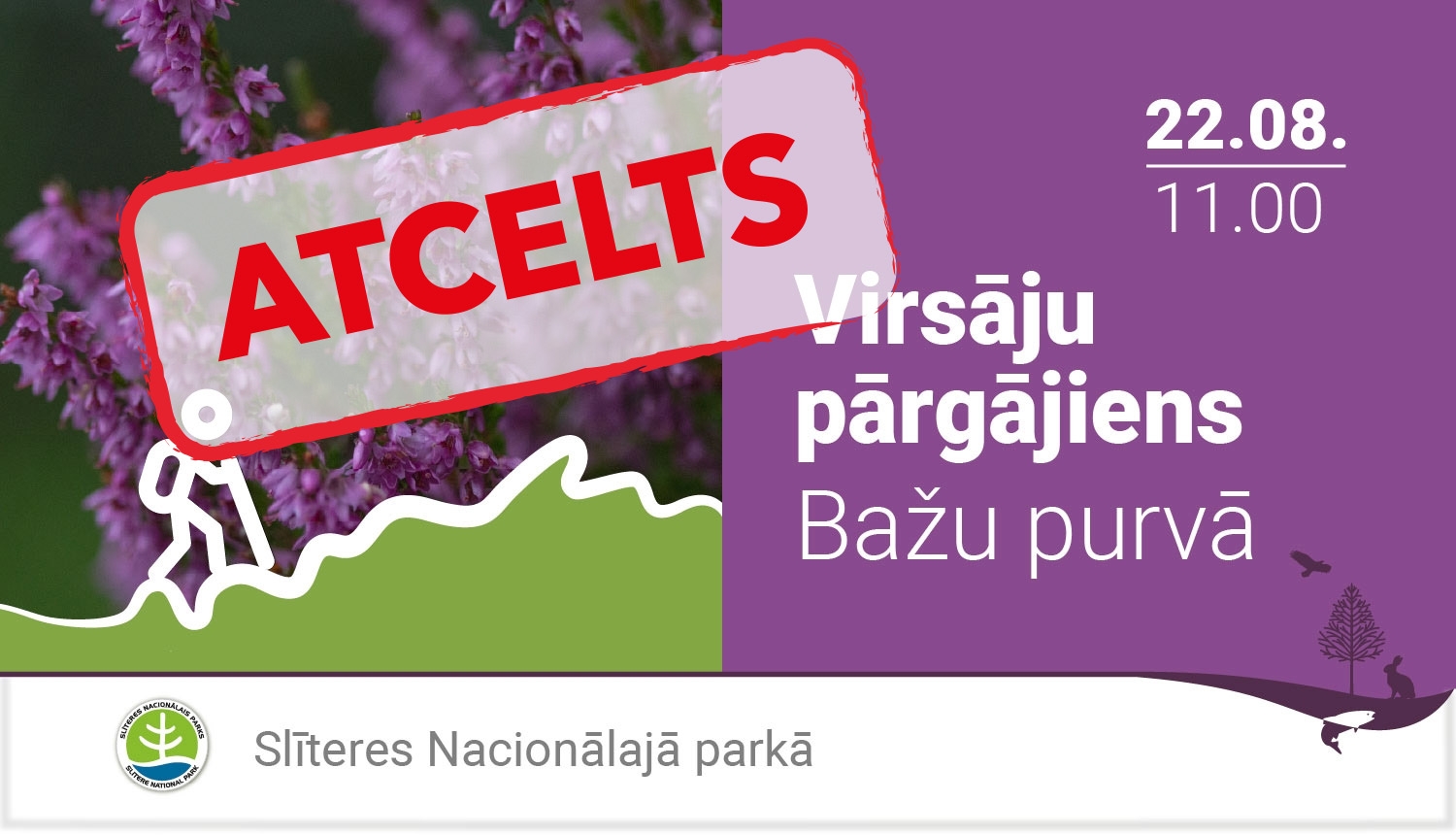 ATCELTS virsāju pārgājiens Bažu purvā