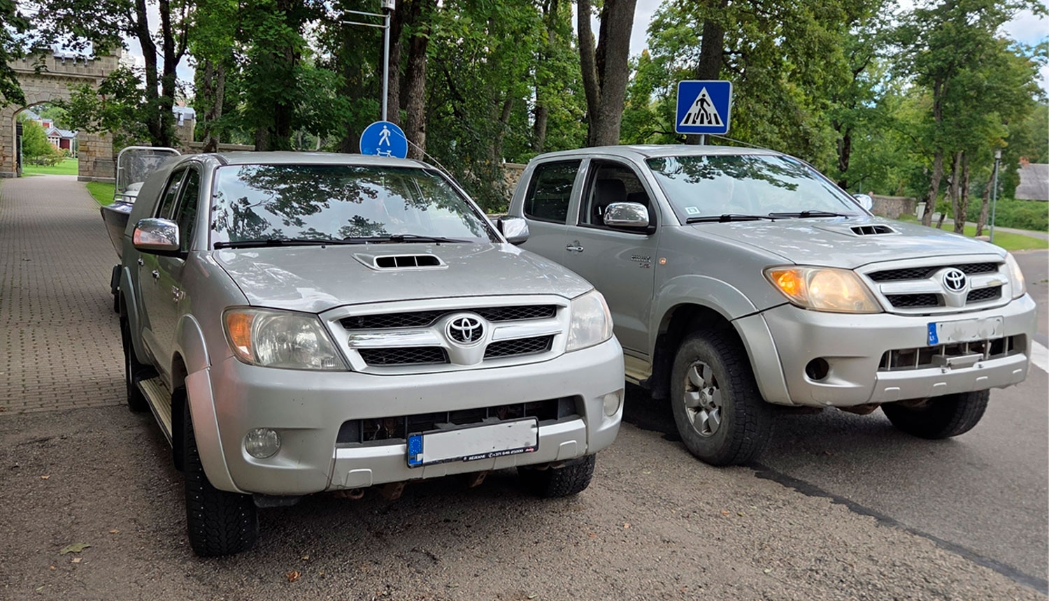 Ukrainai ziedotās automašīnas