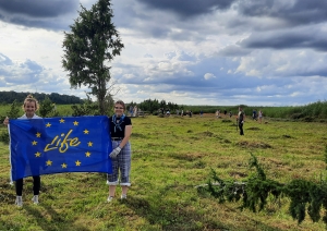 Latvijas Jaunie reindžeri. Siena talka