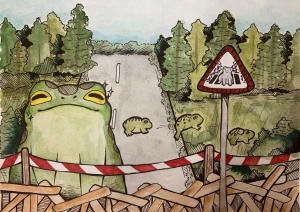 Krupīšu konkursa darbs - zīmējums