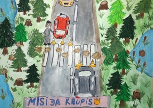 Krupīšu konkursa darbs - zīmējums