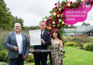 Nacionālā botāniskā dārza 70 gadu jubilejas pasākums