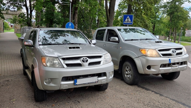 Ukrainai ziedotās automašīnas