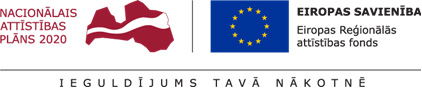 Eiropas Savienības Eiropas Reģionālās attīstības fonda logo
