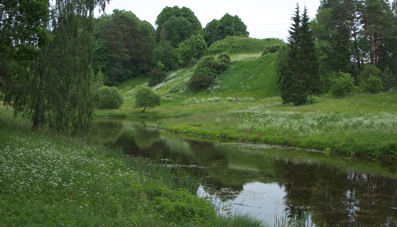 Dabas parks Tērvete. Tērvetes pilskalns. Foto: Vitālijs Zelčs