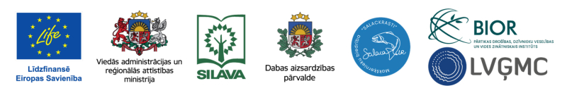 Projekta LIFE IS Salaca logo rinda
