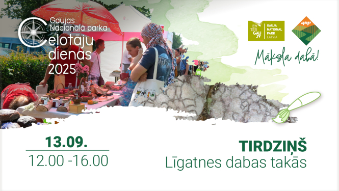 ceļotāju dienas tirdziņš Līgatnes dabas takās