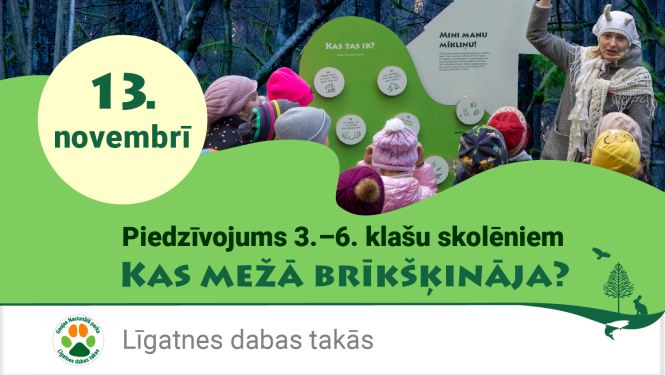Kas mežā brīkšķināja?