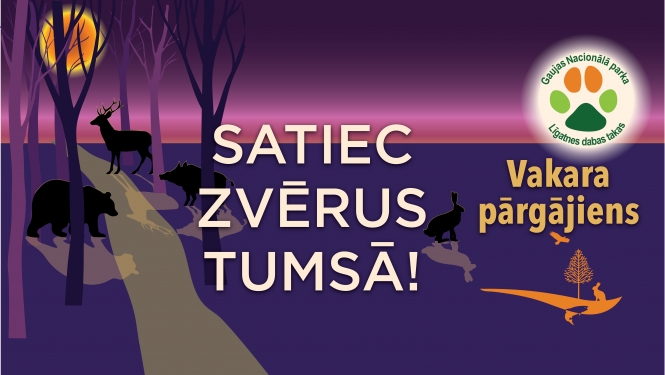 Pārgājiens Satiec zvērus tumsā