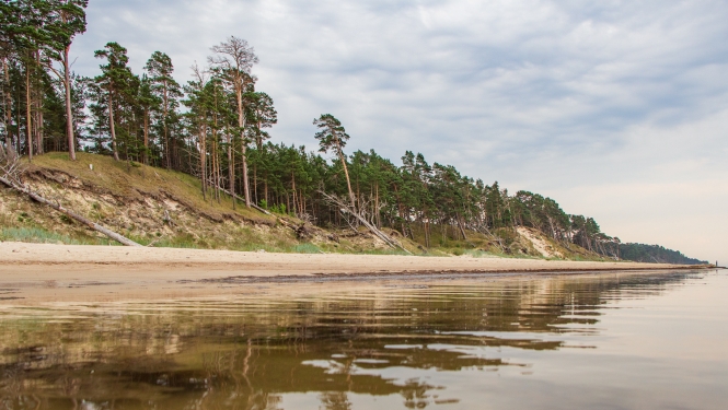 Dabas parks Bernāti. Stāvkrasts. Kāpa. Pludmale. Foto: Andris Soms