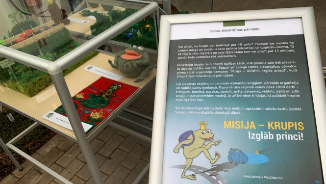 Misija - krupis. Izglāb princi! Izstāde.