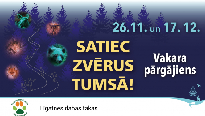 Satiec zvērus tumsā