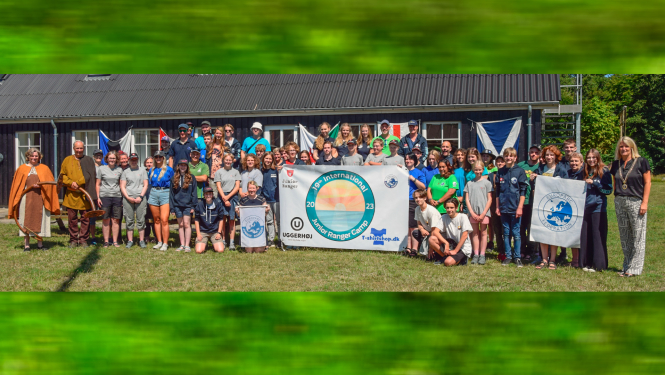 Eiropas jaunie reindžeri nometnē Dānijā