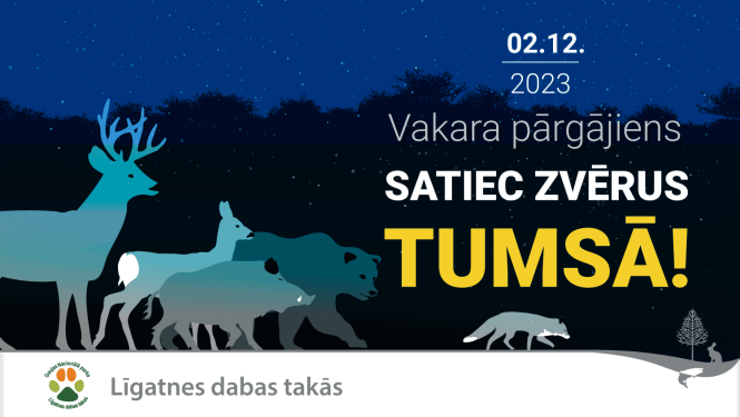 Satiec zvērus tumsā