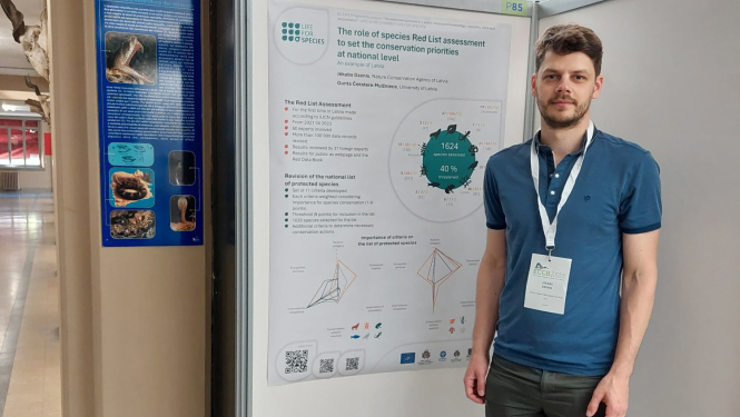 Projekta LIFE FOR SPECIES stenda referāts