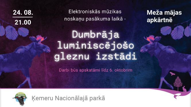 Dumbrāja luminiscējošo gleznu izstāde