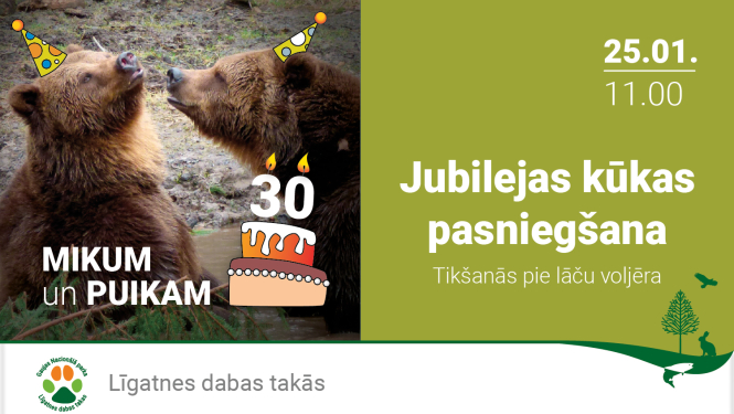 Līgatnes dabas taku lāču puikām 30 gadi