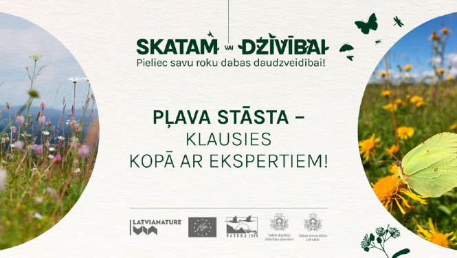 Pļava stāsta- klausies kopā ar ekspertiem