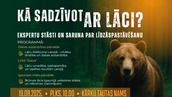 Seminārs Kā sadzīvot ar lāci?