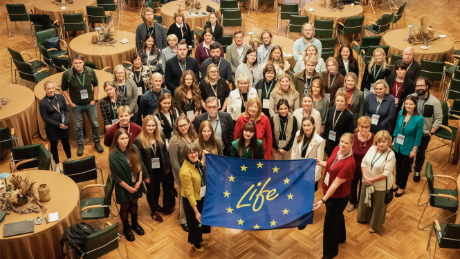 Projekta LIFE REEF noslēguma konferences dalībnieki