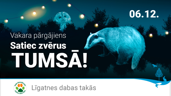 Vakara pārgājiens Satiec zvērus tumsā