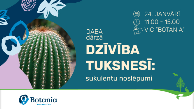 Pasākuma Dzīvība tuksnesī reklāma