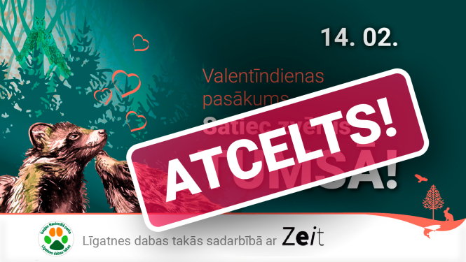 Pasākums Zvēri tumsā atcelts