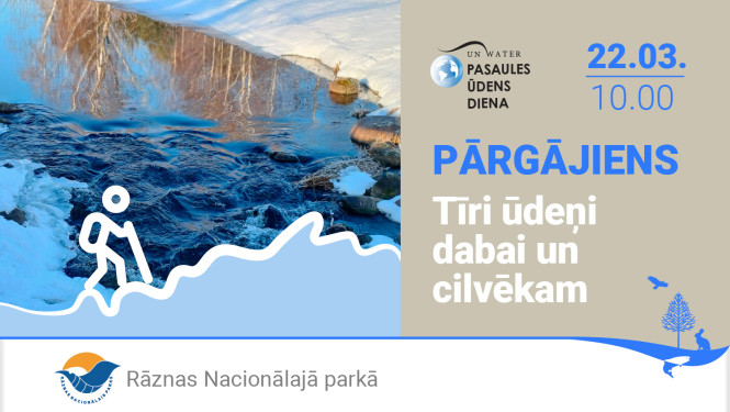 Pārgājiena "Tīri ūdeņi dabai un cilvēkam" reklāma