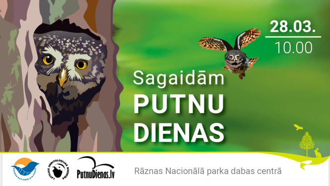 Putnu dienu pasākuma reklāma