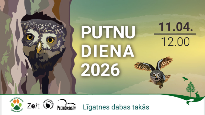 Putnu dienu pasākuma reklāma