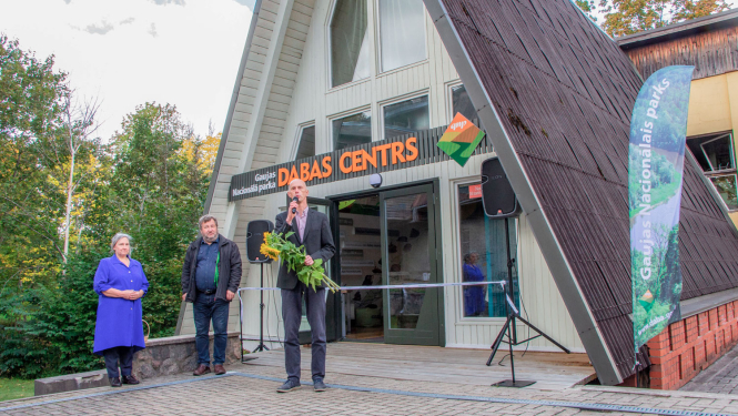 GNP dabas centra atklāšana
