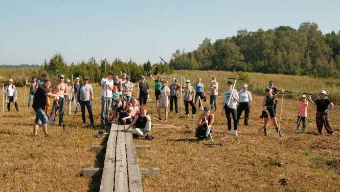 Siena talka Ķemeru Nacionālajā parkā