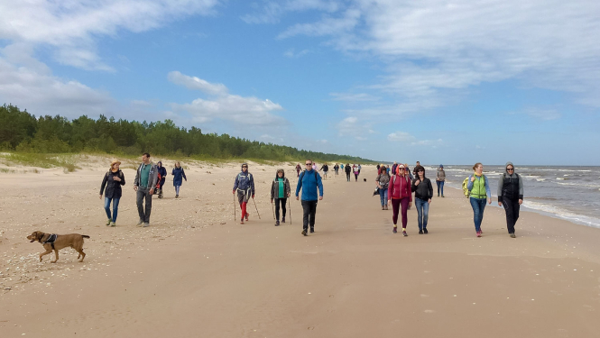 Pārgājiens gar jūru Slīteres Nacionālajā parkā