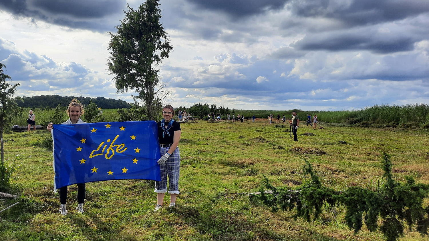 Latvijas Jaunie reindžeri. Siena talka