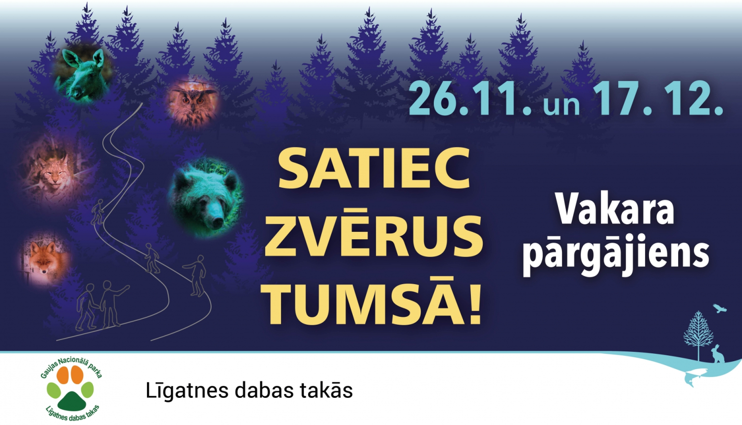 Satiec zvērus tumsā