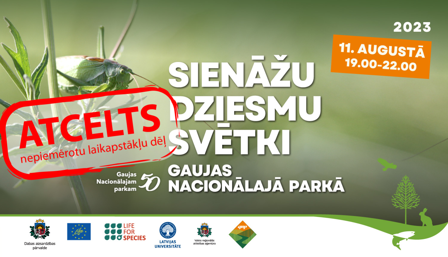 Sienāžu dziesmu svētki atcelti