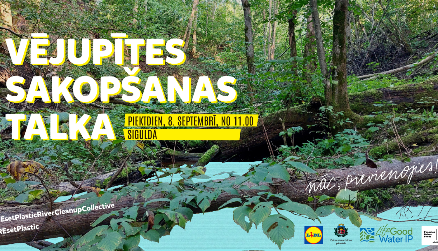 Vējupītes talkas afiša