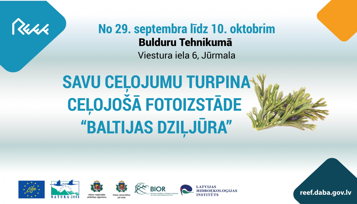 Izstādes BALTIJAS DZIĻJŪRA afiša