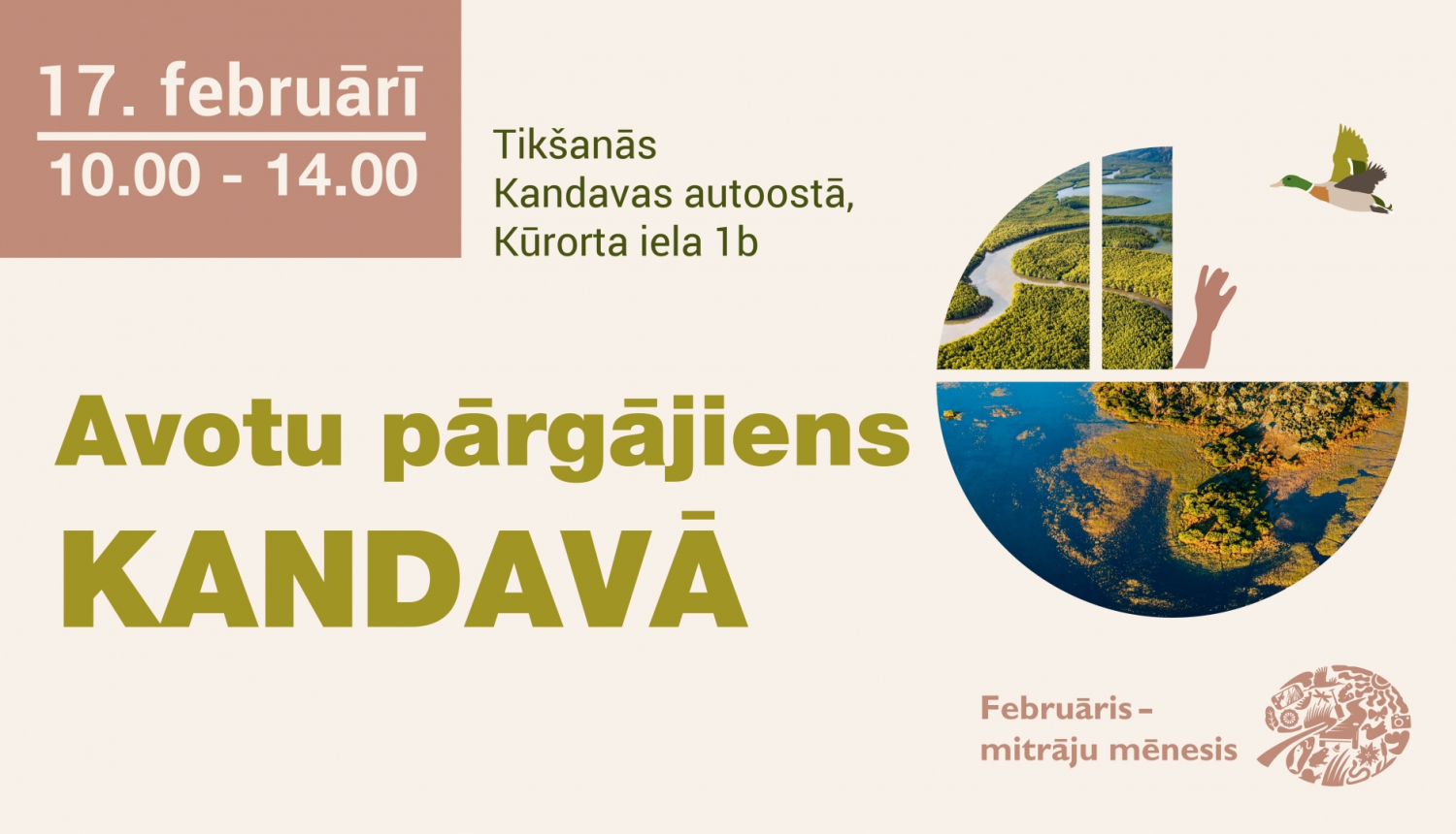 Avotu pārgājiens Kandavā