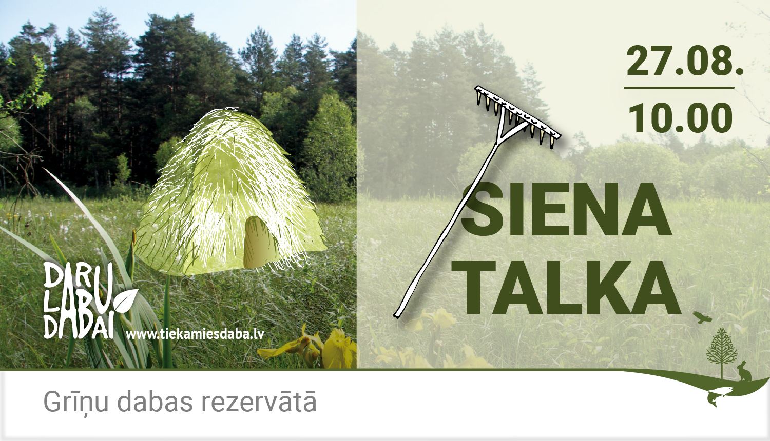 Siena talka Grīņu dabas rezervātā