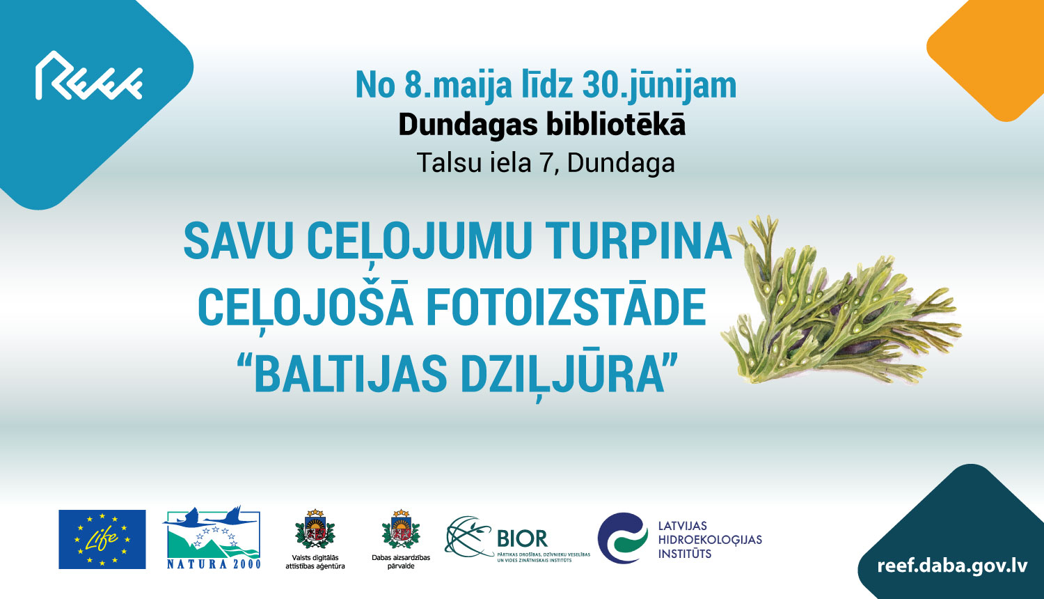 Fotoizstāde "Baltijas dziļjūra" Dundagā