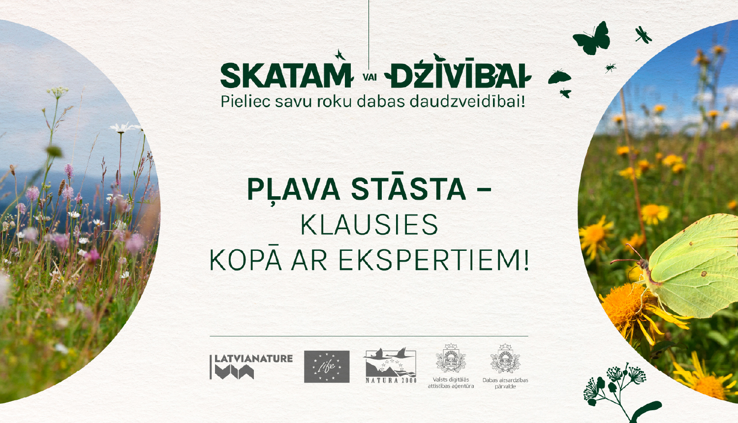 Pļava stāsta- klausies kopā ar ekspertiem
